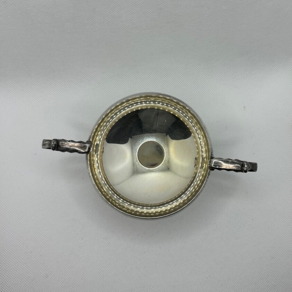 Silver Plated Sugar Bowl, EP on Copper, Lead MTS #7, Circa 1940s, Vintage - Picture 7 of 7